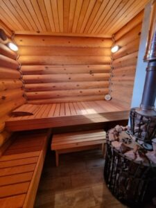 Парная бани на дровах в Оренбурге Живой пар